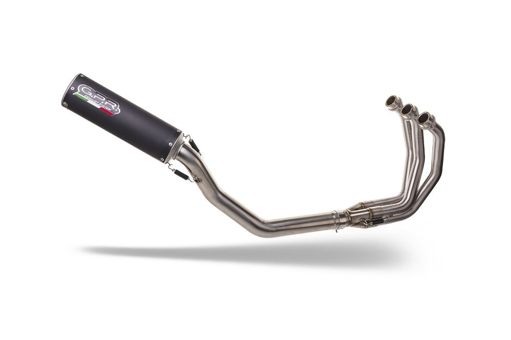 E5.T.100.RACEDB.M3.BT | G.P.R EXHAUST | GPR exhaust compatible with Triumph Daytona 660 2023-2025, M3 Black Titanium, Full system exhaust, including removable db killer