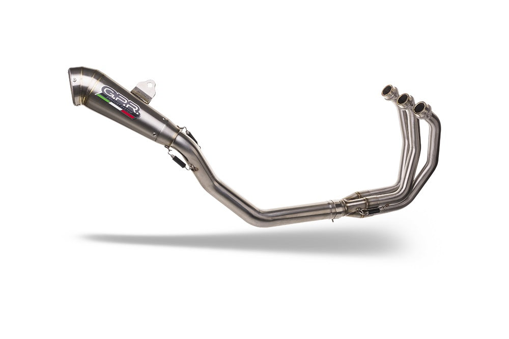 E5.T.100.RACEDB.PCEV | G.P.R EXHAUST | GPR exhaust compatible with Triumph Daytona 660 2023-2025, Powercone Evo, Full system exhaust, including removable db killer