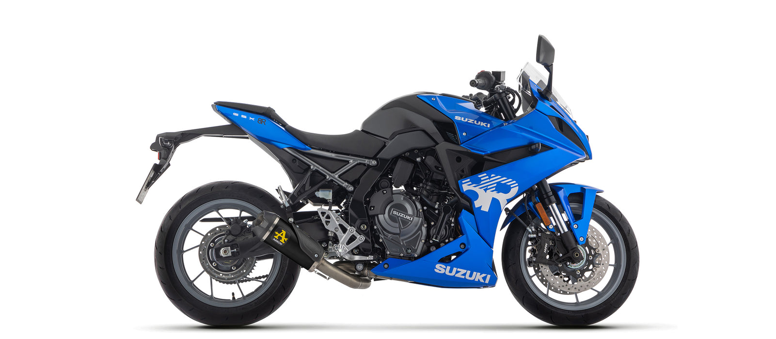 ARROW EXHAUST | Suzuki GSX-8R 2024/2025 | Works nichrom "Dark" racing full system with carby end cap