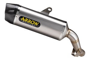ARROW | KAWASAKI VERSYS 1000 2021-2024 | Indy-Race Titanium silencer with carby end cap
