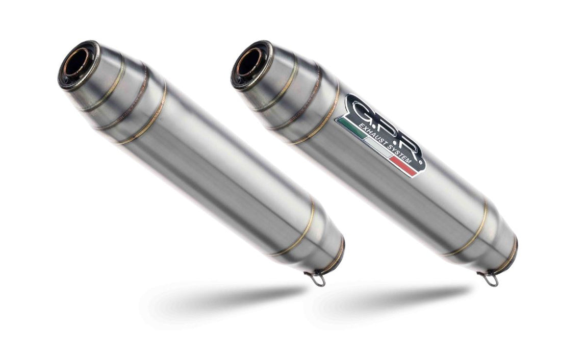 ROY.11.IN.DE | G.P.R EXHAUST | ROYAL ENFIELD INTERCEPTOR 650 2021-2024, DEEPTONE INOX, DUAL HOMOLOGATED LEGAL SLIP-ON EXHAUST INCLUDING REMOVABLE DB KILLERS, LINK PIPES AND CATALYSTS