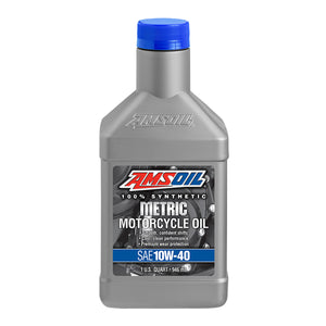 MCFQT | Amsoil | 10W-40 Synthetic Metric Motorcycle Oil