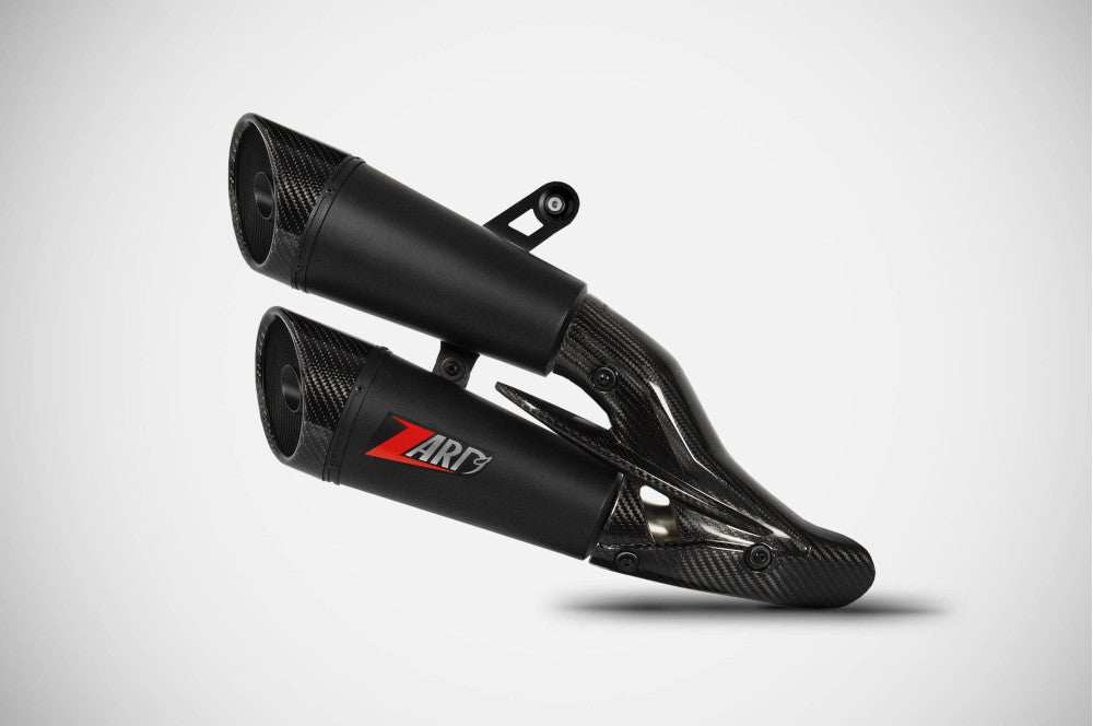 ZDU130S10SCR-B | ZARD EXHAUST | DUCATI MONSTER 937 21-23 SLIP-ON 2021-23