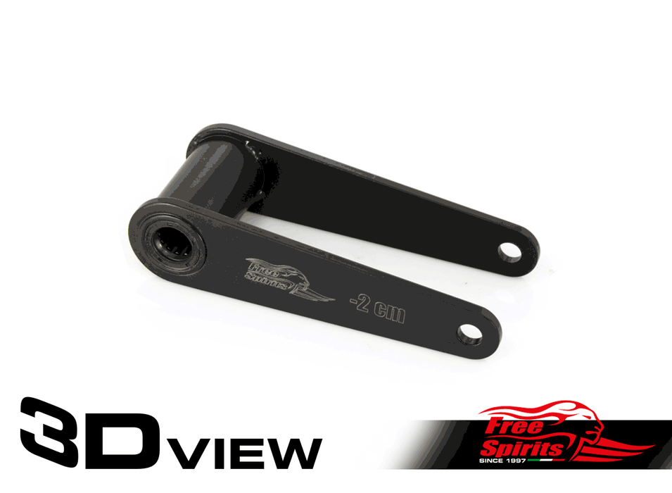301807 | Free Spirits | Rear suspension lowering kit (-20 mm) for Triumph Trident & Tiger Sport 660