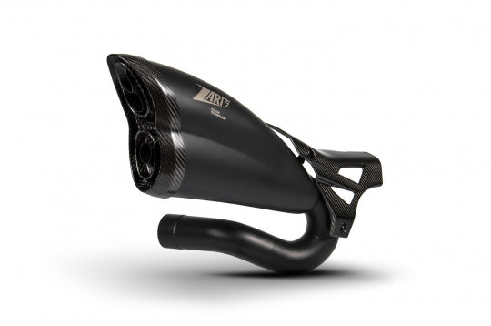 ZTP502S10SCR-B | ZARD EXHAUST | TRIUMPH ROCKET 3 BLACK COATING FINISH 2021-23