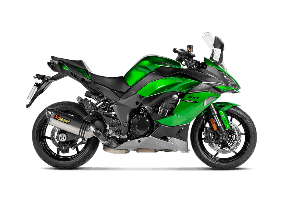 S-K10SO24-HRT | P-KAT-036| Kawasaki Ninja 1000SX 2020 -2024 Slip-On Line (Titanium)