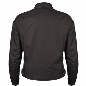 Helstons DISTRICT Men’s black Mesh fabric motorcycle jacket