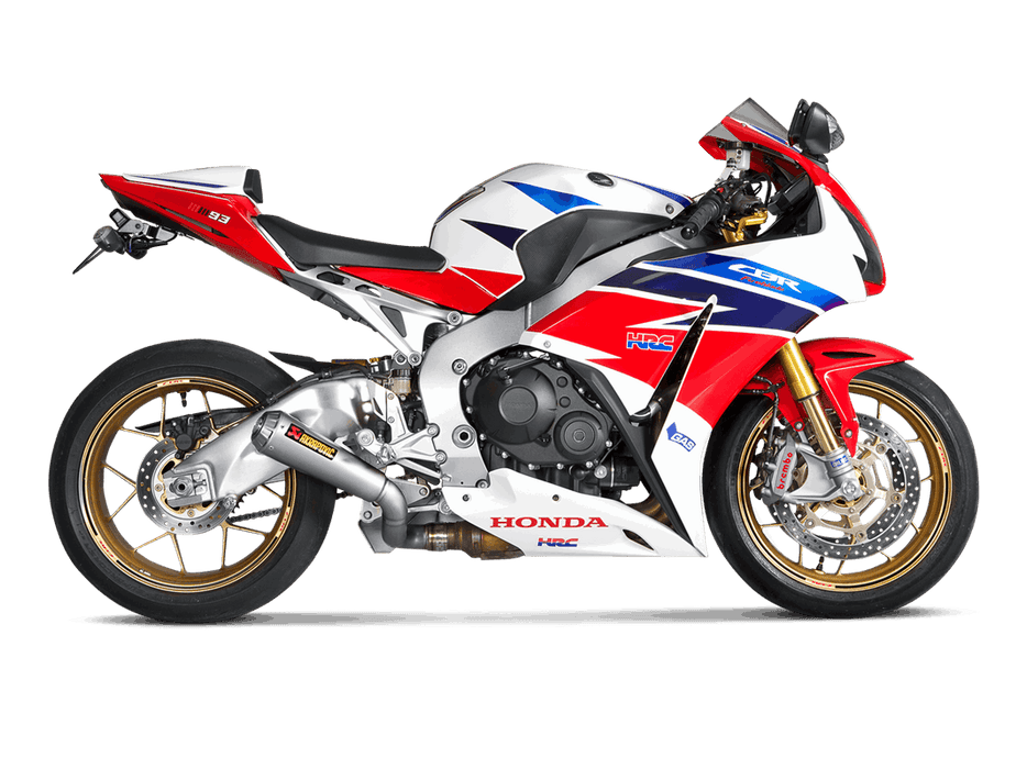 S-H10SO11-T | AKRPOVIC | Honda CBR 1000 RR 2014-2016 Slip-On Line (Titanium)