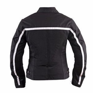 Helstons DAYTONA Women’s black Mesh fabric motorcycle jacket