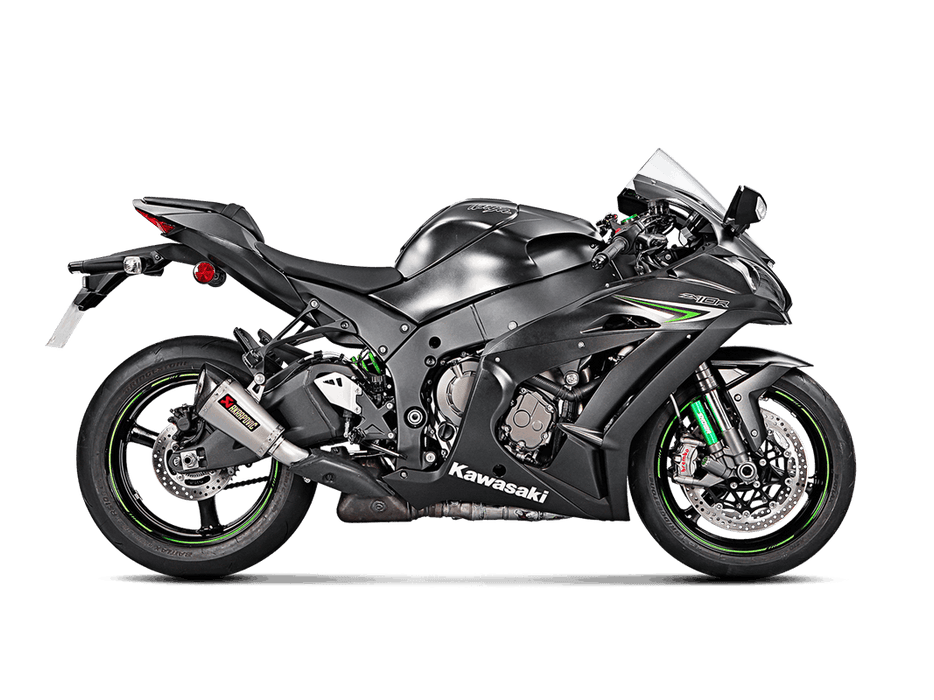S-K10SO17-ASZ | AKRAPOVIC | Kawasaki Ninja ZX-10R 2016 -2020 Slip-On Line (Titanium)