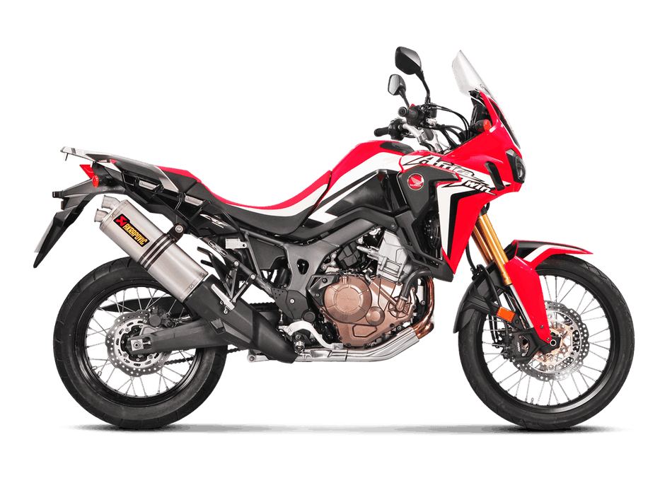 S-H10SO16-WT | ARAPOVIC | Honda CRF1000L Africa Twin 2016-2019 Slip-On Line (Titanium)
