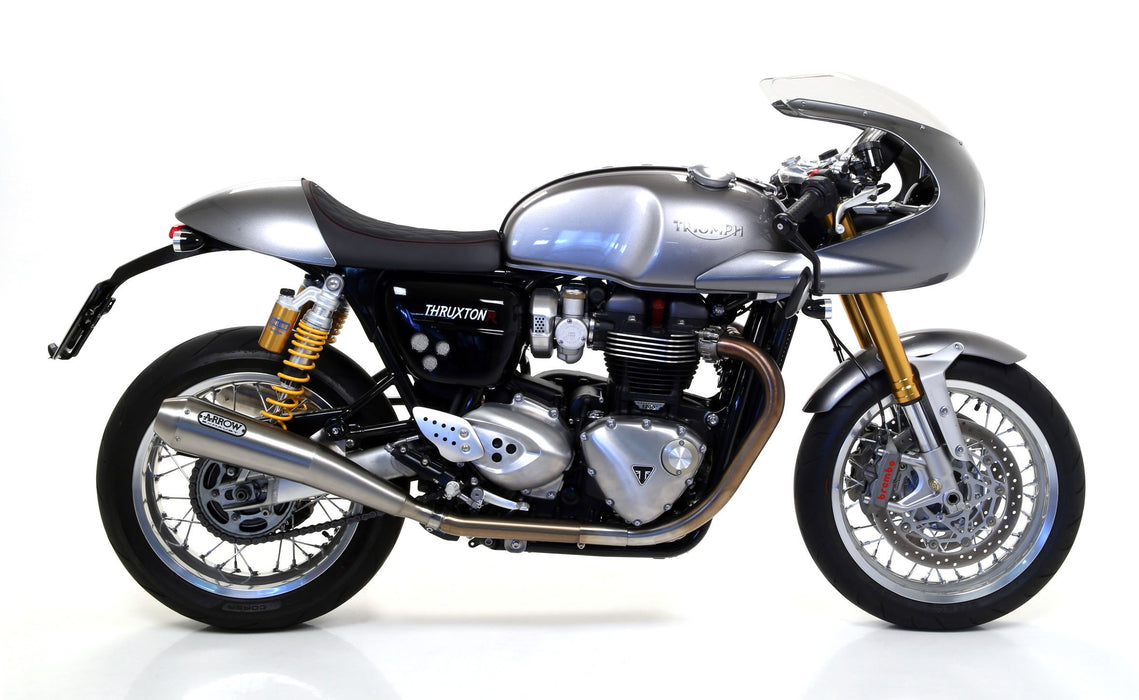 ARROW EXHAUST | TRIUMPH THRUXTON R | De-Cat Collectors