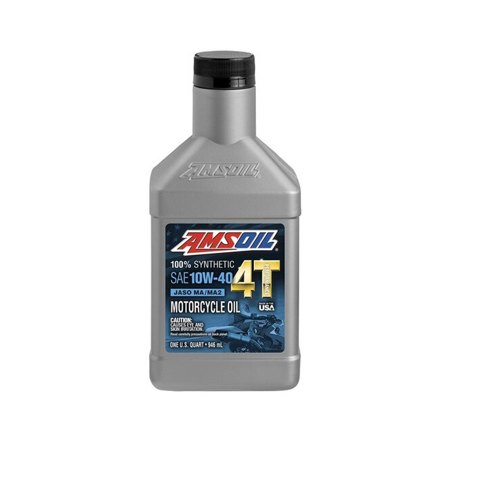 MC4QT | Amsoil | Amsoil Sae10W40 4T Performace Synthetic Engine Oil Synthetic Blend Engine Oil (0.946 L, Pack of 1) | MFG:09/24