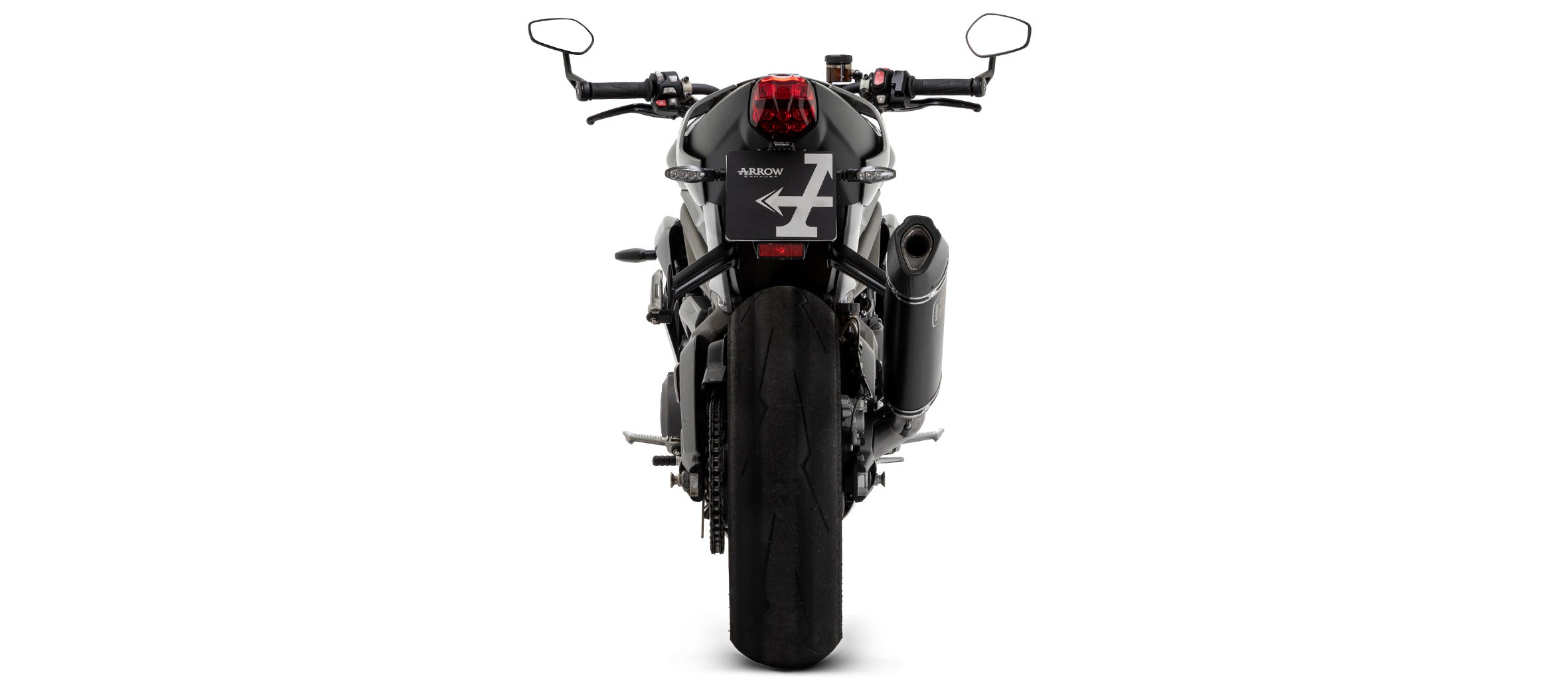 ARROW | TRIUMPH STREET TRIPLE 765 RS 2020-2022 | Catalytic homologated full system with Veloce aluminium 