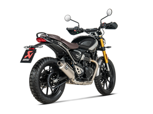 S-T4SO1-HDT | AKRAPOVIC | Slip-On Line (Titanium) | TRIUMPH SPEED 400 / SCRAMBLER 400 X 2023-25