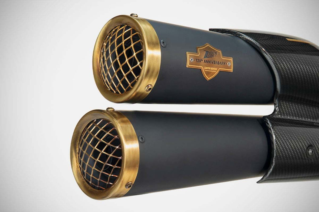 ZHD007S10SBR-B | ZARD EXHAUST | HARLEY DAVIDSON SPORTSTER S | "120TH" SLIP-ON KIT 2021-24