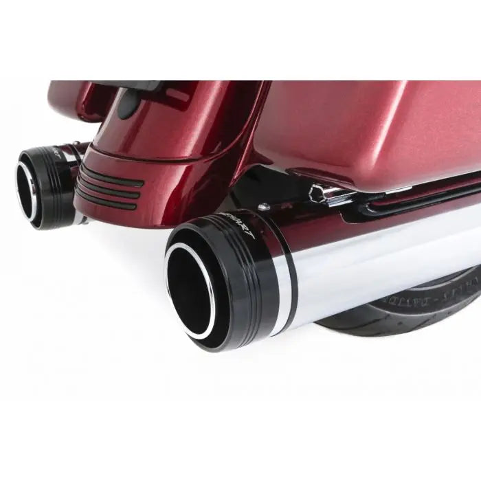 Rinehart Exhaust |  MotoPro 45 Chrome 4.5" Slip-Ons  17-19 Harley FLH/T