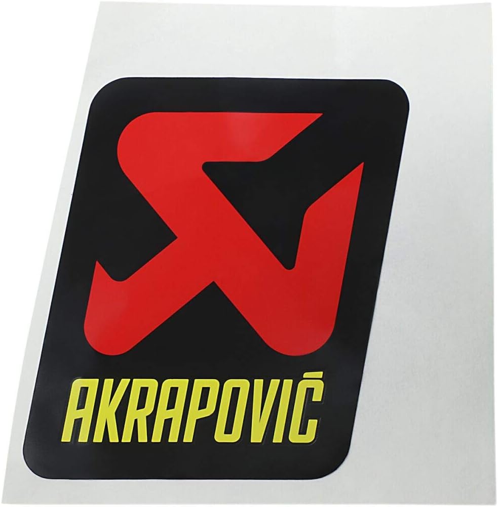 Akrapovic Heatproof Sticker P-HST14AL – MOTOPOTO LLP