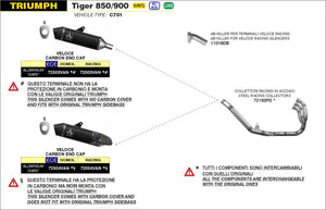 ARROW EXHAUST | TRIUMPH TIGER 850/900 2020-2024