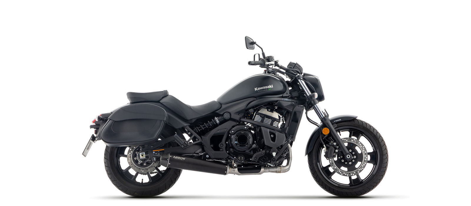 ARROW EXHAUST | Kawasaki Vulcan S 650 2025 | Full system Rebel with carbon fibre rear end cap