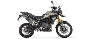 ARROW EXHAUST | TRIUMPH TIGER 850/900 2020-2024 | Veloce aluminium "Dark" silencer for sidebags