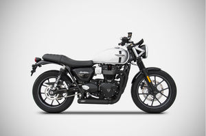 ZTP087S00SSR | ZARD EXHAUST | TRIUIMPH STREET & SPEED TWIN 900 21-23 "CROSS" 2017-2023