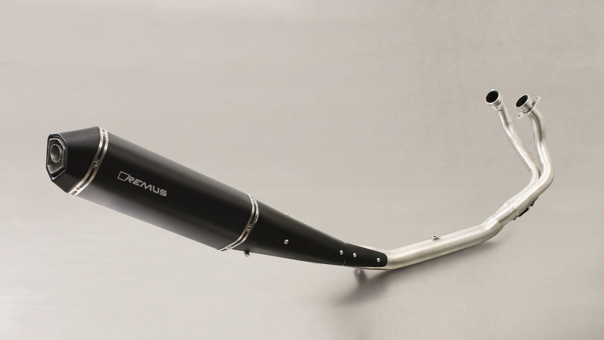Remus Exhaust | Honda CRF Africa Twin - Remus Carbon Okami Slip-on + stainless steel header (2-1)