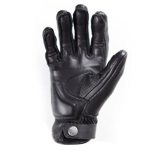 SPEED PRO AIR summer Soft black leather glove