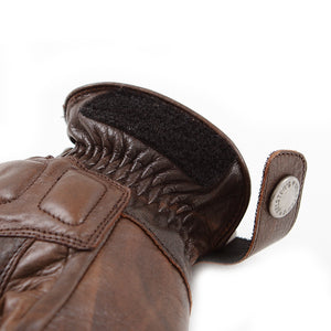 Helstons SPEED PRO summer Pull Up brown leather glove