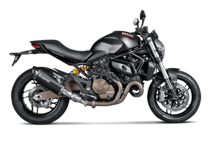 S-D8SO2-HRBL | AKRAPOVIC | Ducati Monster 821 2014 -2016 Slip-On Line (Titanium)
