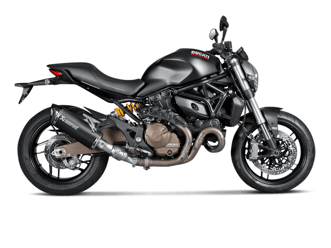 S-D8SO2-HRBL | AKRAPOVIC | Ducati Monster 821 2014 -2016 Slip-On Line (Titanium)