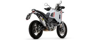 ARROW EXHAUST | DUCATI DESERT X 950 2022-2024 | Indy Race aluminium "Dark" silencer with steel end cap