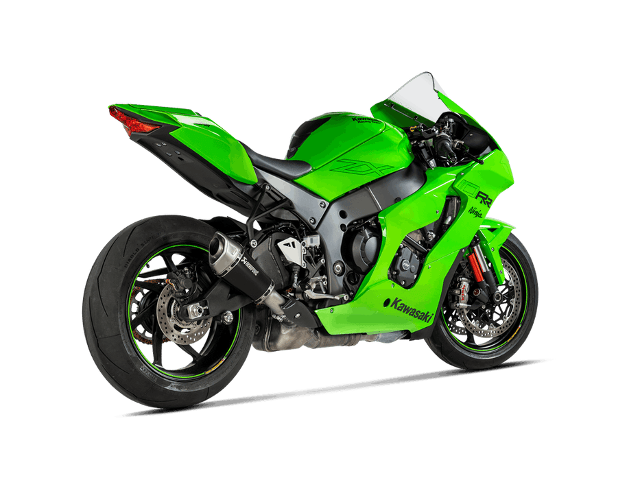 S-K10SO28-ASZTBL | AKRPOVIC | Kawasaki ZX-10R 2021-2025 Slip-On Line (Titanium)