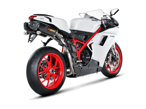 S-D10SO3-ZC | AKRAPOVIC | Ducati 848 EVO 2011 -2014 Slip-On Line (Carbon) 848 EVO