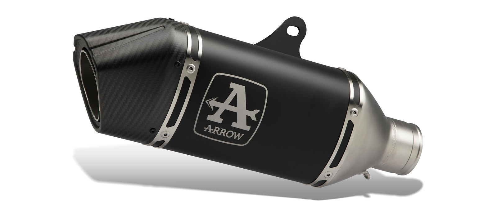 ARROW EXHAUST | TRIUMPH TIGER 1200 2022-2024 | Veloce aluminium "Dark" silencer for sidebags