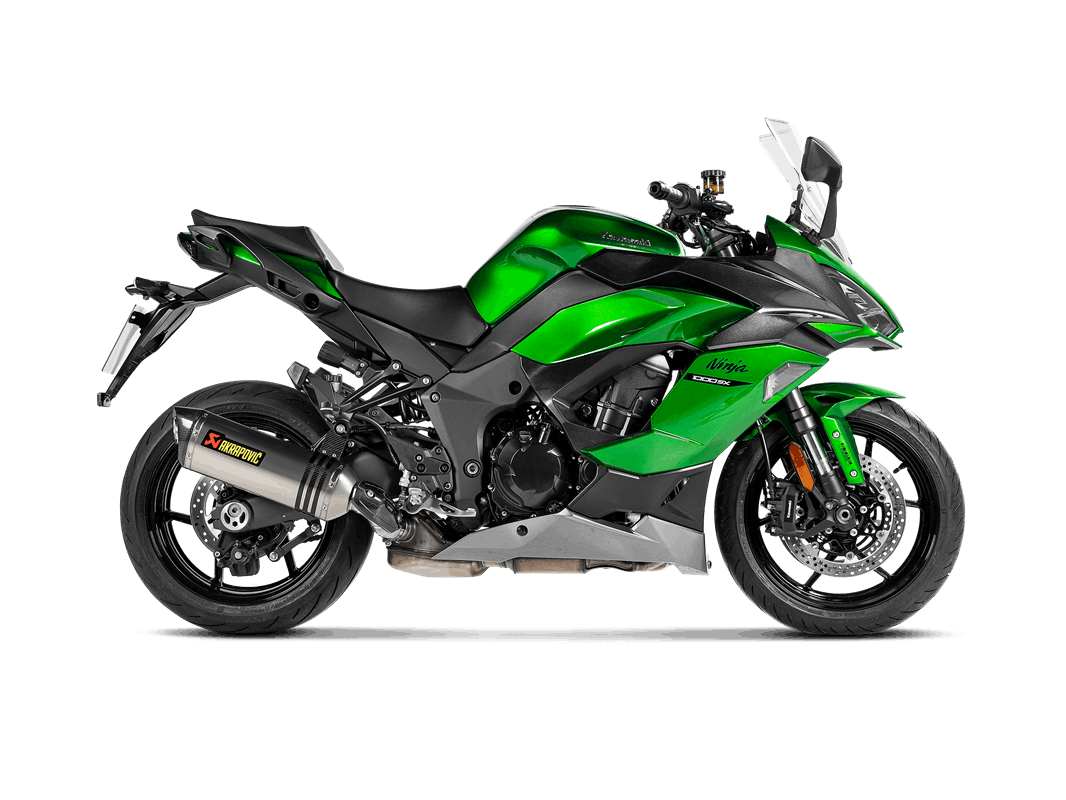 S-K10SO24-HRT | P-KAT-036| Kawasaki Ninja 1000SX 2020 -2024 Slip-On Line (Titanium)