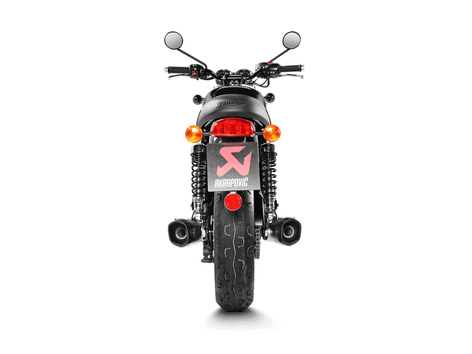 S-T12SO4-HCQT |  AKRAPOVIC | Triumph Bonneville T120 2016 -2020 Slip-On Line (Titanium)