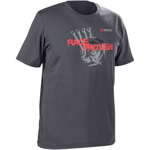 AKRAPOVIC 801777 Lifestyle T-shirt Race Proven Men's Grey XXL