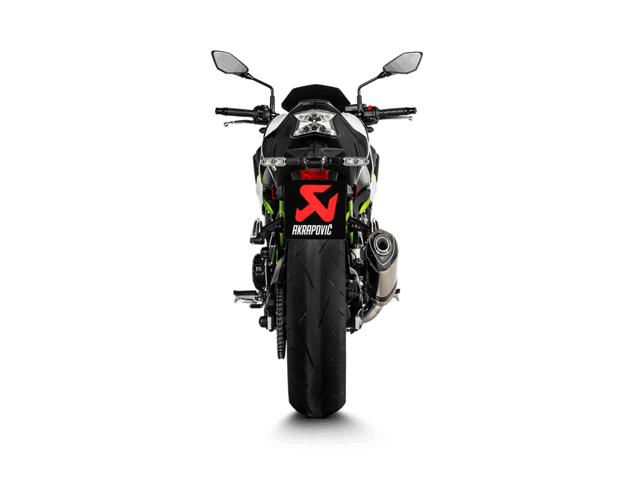 S-K9SO8-HZT/1|  AKRAPOVIC |Kawasaki Z900 2017 -2019 Slip-On Line (Titanium)