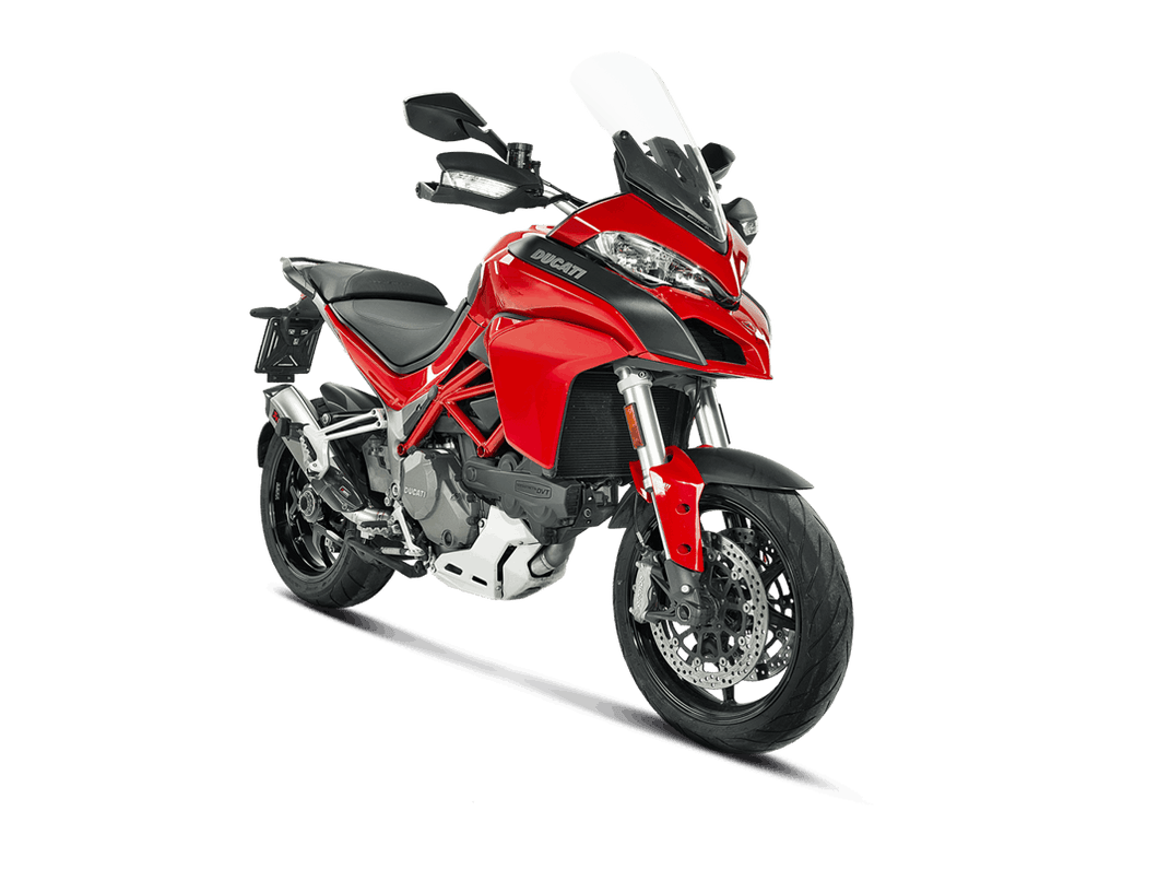 E-D12E4 | AKRAPOVIC | Ducati Multistrada 1200 S 2015 -2017 Optional Header (Titanium)