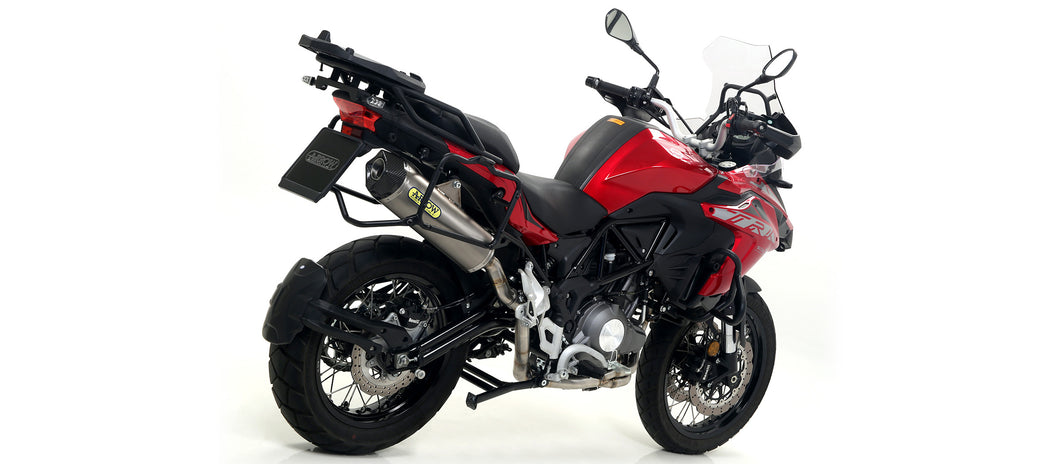 ARROW EXHAUST | for Benelli TRK 502X 2017-20 | Race-Tech aluminium 