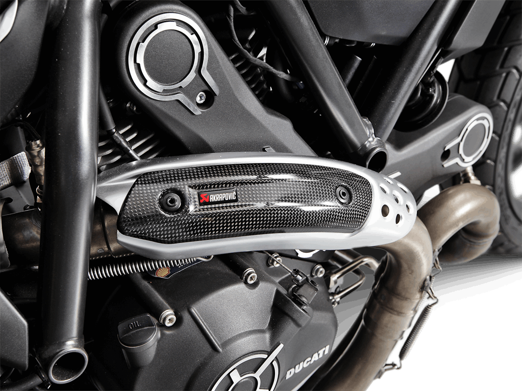 P-HSD12E3 | AKRAPOVIC  | Ducati Monster 797/797+/659 2017 -2020 Heat shield (Carbon)