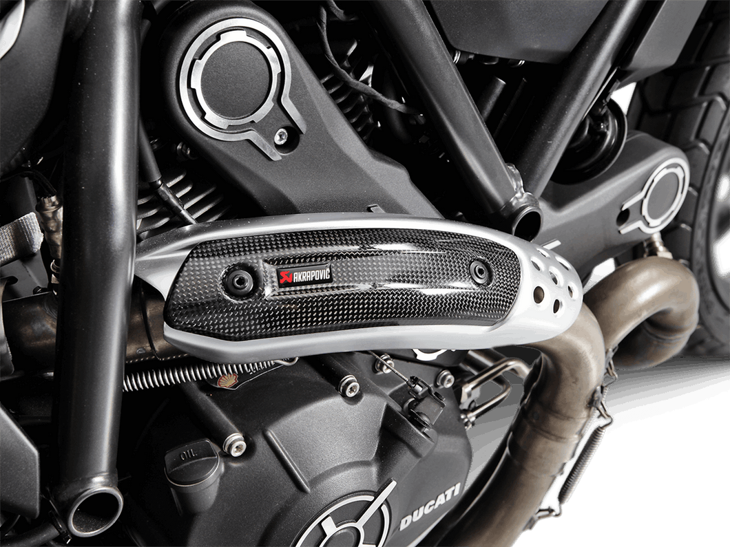 Ducati Scrambler Icon/Urban Enduro/Classic/Full Throttle 2015 -2020 Heat shield (Carbon)