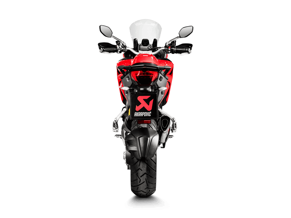 S-D12SO9-HAPT | AKRAPOVIC | Ducati Multistrada 1260 / 1260 S 2018 -2020 Slip-On Line (Titanium)