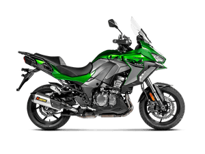 S-K10SO22-HWT | AKRAPOVIC  | Kawasaki Versys 1000 2019 -2024 Slip-On Line (Titanium)