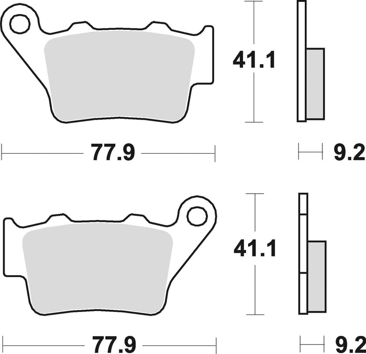 Braking 773CM56; Braking Pad Set Sinter-Metal