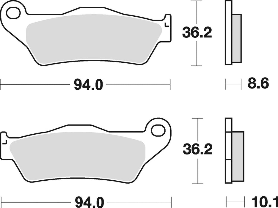 Braking 794SM1; Braking Pad Set Sinter-Metal