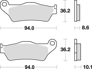 Braking 794CM56; Braking Pad Set Sinter-Metal