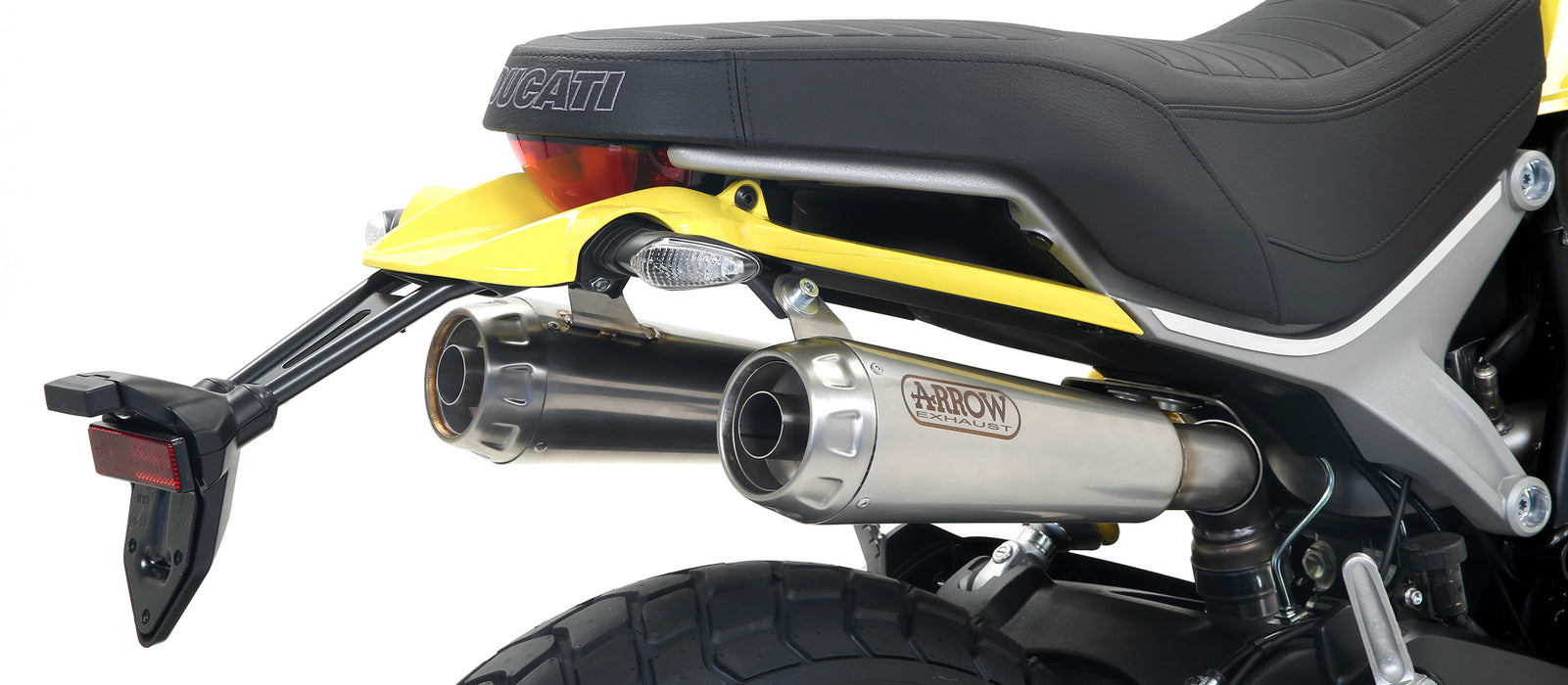 ARROW EXHAUST | Ducati Scrambler 1100 2018-2020 | Pro-Race Nichrom Dark Silencer
