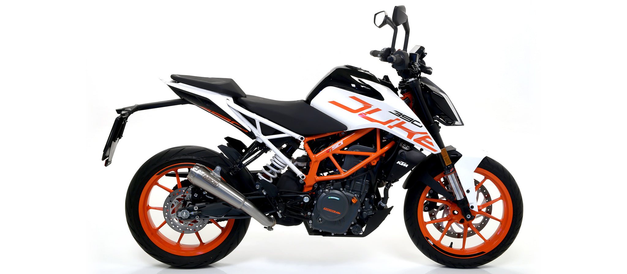 Ktm duke 390 arrow shop exhaust